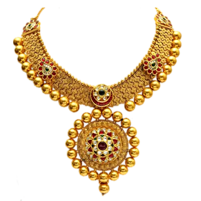 Antique Necklace in 916 hallmarked gold