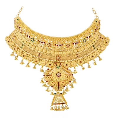 Bridal Necklace in 916 hallmarked gold